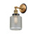 Innovations - 203BB-BPBK-HRBK-G262 - One Light Wall Sconce - Franklin Restoration - Brushed Brass