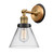 Innovations - 203BB-BPBK-HRBK-G42 - One Light Wall Sconce - Franklin Restoration - Brushed Brass