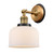 Innovations - 203BB-BPBK-HRBK-G71 - One Light Wall Sconce - Franklin Restoration - Brushed Brass