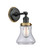 Innovations - 203BK-BPBB-HRBB-G192 - One Light Wall Sconce - Franklin Restoration - Matte Black