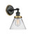 Innovations - 203BK-BPBB-HRBB-G42 - One Light Wall Sconce - Franklin Restoration - Matte Black