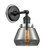 Innovations - 203BK-BPPC-HRPC-G173 - One Light Wall Sconce - Franklin Restoration - Matte Black