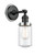Innovations - 203BK-BPPC-HRPC-G314 - One Light Wall Sconce - Franklin Restoration - Matte Black