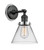 Innovations - 203BK-BPPC-HRPC-G42 - One Light Wall Sconce - Franklin Restoration - Matte Black