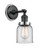 Innovations - 203BK-BPPC-HRPC-G52 - One Light Wall Sconce - Franklin Restoration - Matte Black