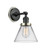 Innovations - 203BK-BPPN-HRPN-G42 - One Light Wall Sconce - Franklin Restoration - Matte Black