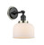 Innovations - 203BK-BPPN-HRPN-G71 - One Light Wall Sconce - Franklin Restoration - Matte Black