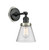 Innovations - 203BK-BPSN-HRSN-G64 - One Light Wall Sconce - Franklin Restoration - Matte Black