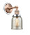 Innovations - 203BP-ACPC-G58 - One Light Wall Sconce - Franklin Restoration - Antique Copper