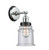Innovations - 203PC-BPBK-HRBK-G184 - One Light Wall Sconce - Franklin Restoration - Polished Chrome