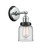 Innovations - 203PC-BPBK-HRBK-G52 - One Light Wall Sconce - Franklin Restoration - Polished Chrome