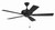 Craftmade - ECF52FB5-FBGW - 52 Ceiling Fan - Eos - Flat Black