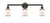 Innovations - 205BK-BPBB-HRBB-G181S - Three Light Bath Vanity - Franklin Restoration - Matte Black