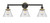 Innovations - 205BK-BPBB-HRBB-G44 - Three Light Bath Vanity - Franklin Restoration - Matte Black