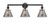 Innovations - 205BK-BPPC-HRPC-G43 - Three Light Bath Vanity - Franklin Restoration - Matte Black