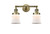 manufacturer_finish:Antique Brass|manufacturer_glass:Cased Matte White Small Canton|light_output:220.00lm|color_temperature:2200K|cri:99
