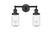 Innovations - 208-BK-G314 - Two Light Bath Vanity - Franklin Restoration - Matte Black