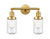 Innovations - 208-SG-G314 - Two Light Bath Vanity - Franklin Restoration - Satin Gold