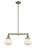 manufacturer_finish:Antique Brass|manufacturer_glass:Matte White Olean|light_output:245.00lm|color_temperature:2100K|cri:98