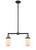 Innovations - 209-BAB-G311 - Two Light Island Pendant - Franklin Restoration - Black Antique Brass