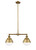 Innovations - 209-BB-HFS-62-BB - Two Light Island Pendant - Franklin Restoration - Brushed Brass