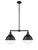 Innovations - 209-BK-HFS-84-BK-LED - LED Island Pendant - Franklin Restoration - Matte Black