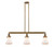 Innovations - 213-BB-G191-LED - LED Island Pendant - Franklin Restoration - Brushed Brass