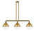 Innovations - 213-BB-HFS-84-BB-LED - LED Island Pendant - Franklin Restoration - Brushed Brass