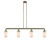 Innovations - 214-AB-G311 - Four Light Island Pendant - Franklin Restoration - Antique Brass