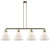 Innovations - 214-AB-G41-L - Four Light Island Pendant - Franklin Restoration - Antique Brass
