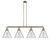 Innovations - 214-AB-G42-L-LED - LED Island Pendant - Franklin Restoration - Antique Brass