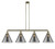 Innovations - 214-AB-G43-L-LED - LED Island Pendant - Franklin Restoration - Antique Brass