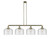 Innovations - 214-AB-G74-L - Four Light Island Pendant - Franklin Restoration - Antique Brass