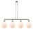 Innovations - 214-PN-G201-12-LED - LED Island Pendant - Franklin Restoration - Polished Nickel