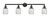 Innovations - 215-BK-G302-LED - LED Bath Vanity - Franklin Restoration - Matte Black