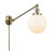 manufacturer_finish:Antique Brass|manufacturer_glass:Matte White|light_output:220.00lm|color_temperature:2200K|cri:99