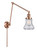 Innovations - 238-AC-G194 - One Light Swing Arm Lamp - Franklin Restoration - Antique Copper