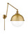 Innovations - 238-BB-HFS-122-BB - One Light Swing Arm Lamp - Franklin Restoration - Brushed Brass