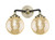 Innovations - 284-2W-BAB-G208-6 - Two Light Bath Vanity - Nouveau - Black Antique Brass