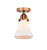 Innovations - 288-1C-AC-G191 - One Light Semi-Flush Mount - Nouveau 2 - Antique Copper