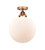 manufacturer_finish:Antique Copper|manufacturer_glass:Cased Matte White Beacon|light_output:220.00lm|color_temperature:2200K|cri:99
