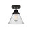 manufacturer_finish:Matte Black|manufacturer_glass:Seedy|light_output:600.00lm|color_temperature:2700K|cri:82
