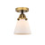manufacturer_finish:Black Antique Brass|manufacturer_glass:Matte White|light_output:220.00lm|color_temperature:2200K|cri:99