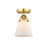 manufacturer_finish:Satin Gold|manufacturer_glass:Matte White|light_output:600.00lm|color_temperature:2700K|cri:82
