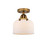 manufacturer_finish:Brushed Brass|manufacturer_glass:Matte White|light_output:220.00lm|color_temperature:2200K|cri:99