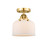 manufacturer_finish:Satin Gold|manufacturer_glass:Matte White|light_output:600.00lm|color_temperature:2700K|cri:82