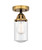 Innovations - 288-1C-BAB-G314 - One Light Semi-Flush Mount - Nouveau 2 - Black Antique Brass