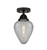 Innovations - 288-1C-BK-G165 - One Light Semi-Flush Mount - Nouveau 2 - Matte Black