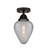 Innovations - 288-1C-BK-G165-LED - LED Semi-Flush Mount - Nouveau 2 - Matte Black