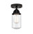 Innovations - 288-1C-BK-G314 - One Light Semi-Flush Mount - Nouveau 2 - Matte Black